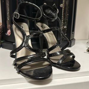 Michael Antonio Black Strappy Heels